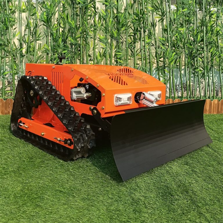 cordless crawler grass mower para sa magaspang na lupain