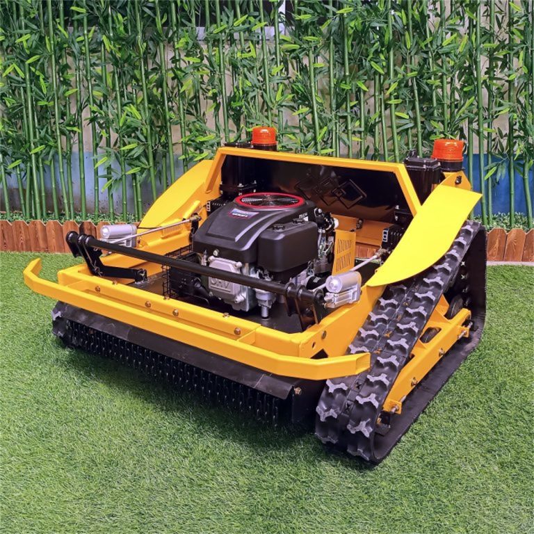 Loncin 452CC gasoline engine 550mm cutting width unmanned wildfire prevention lawn mower robot for sale