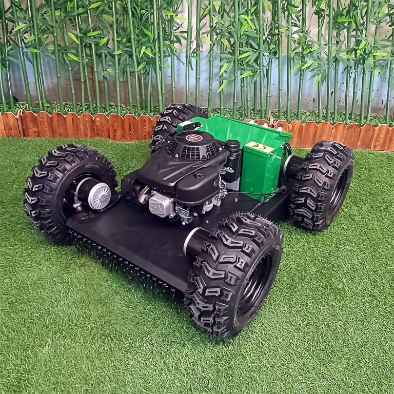 twin-cylinder four-stroke electric traction travel motor remote control garden lawn lawnmower for sale