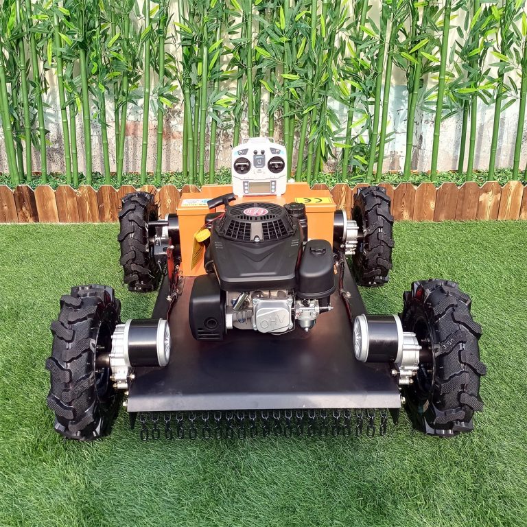 remote control track rugby field grass trimming machine China manufacturer factory